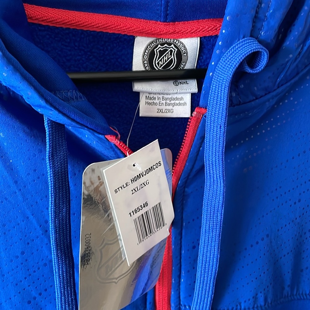 Official NHL New York Rangers full zip hoodie 🏒 - Picture 4 of 8